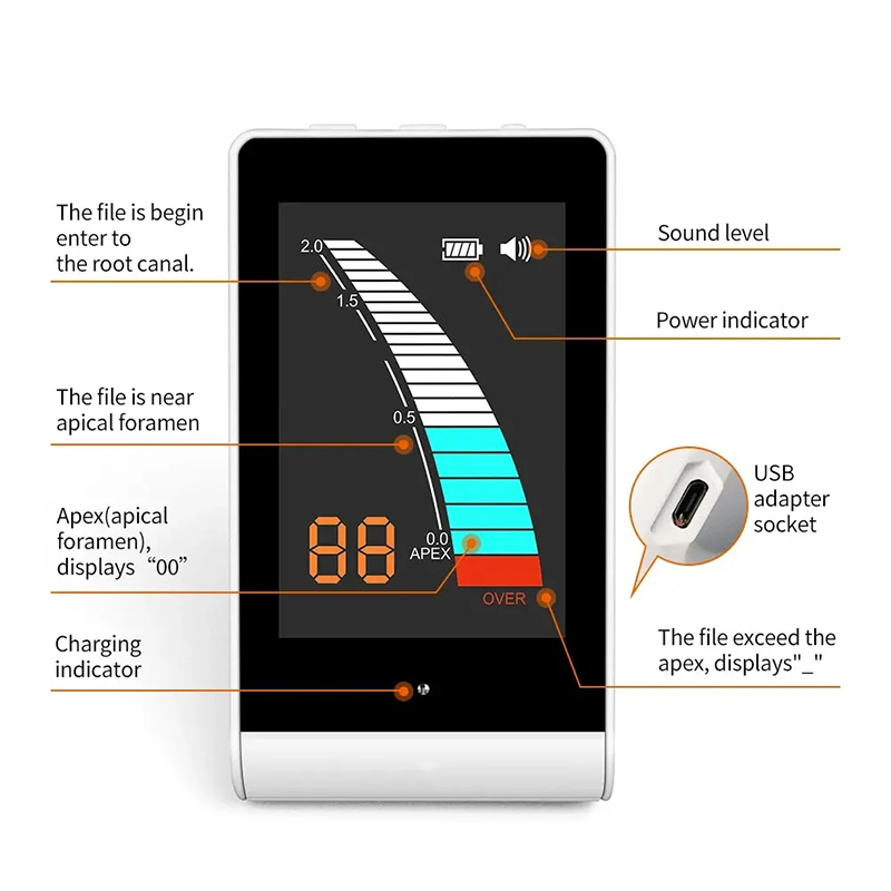 Dental Mini Apex Locator LCD Screen Root Canal Measurement Equipment - Image 2