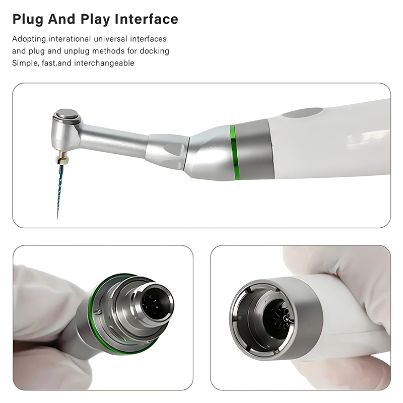 Wireless Dental EndoMotor with 16:1 Standard Contra Angle Type-C USB Rechargable - Image 4