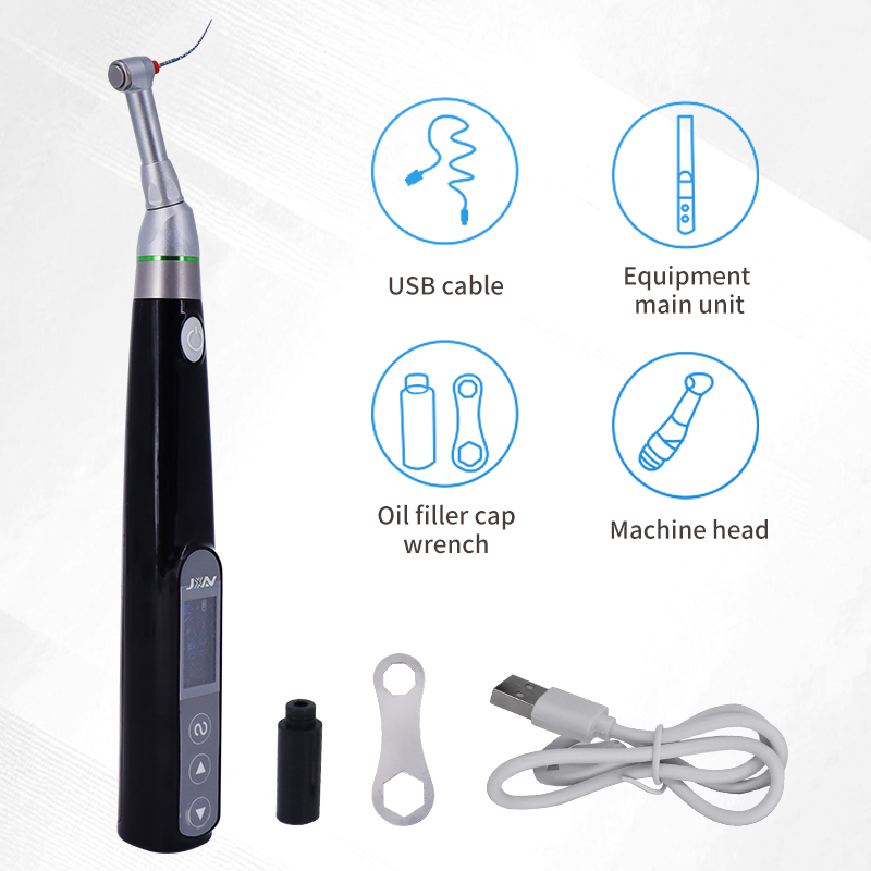 Wireless Dental EndoMotor with 16:1 Standard Contra Angle Type-C USB Rechargable - Image 5