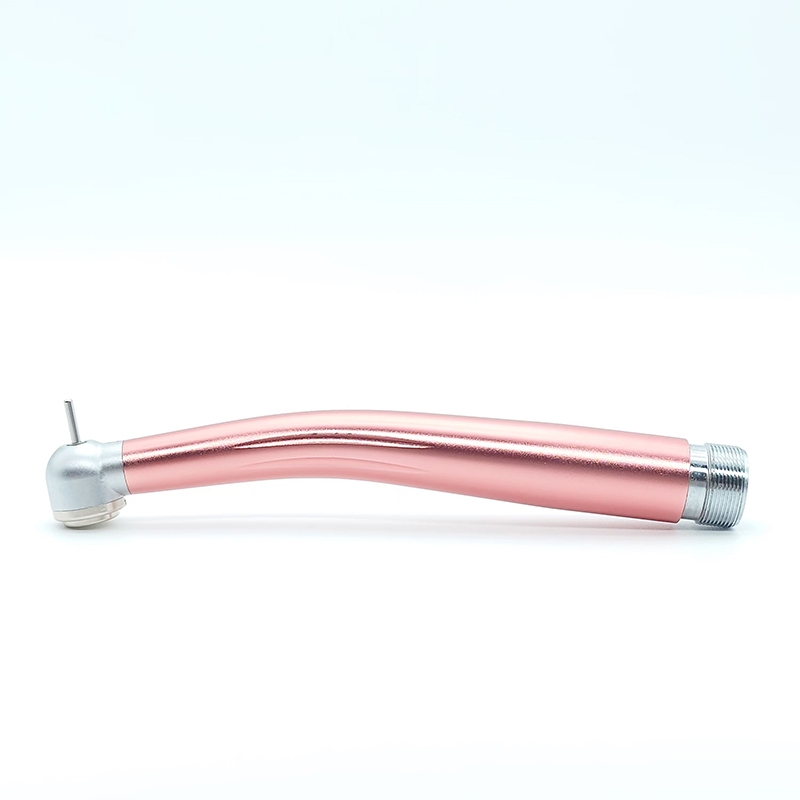 Single Water Spray High Speed Handpiece Aluminum Alloy Pink Handle - Image 3