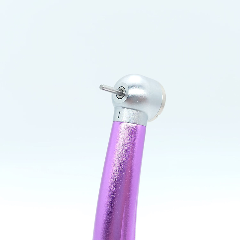 Single Water Spray High Speed Handpiece Aluminum Alloy Purple Handle - Image 2