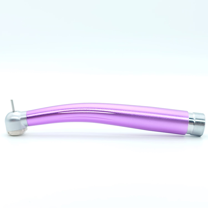 Single Water Spray High Speed Handpiece Aluminum Alloy Purple Handle - Image 3