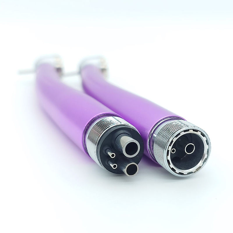 Single Water Spray High Speed Handpiece Aluminum Alloy Purple Handle - Image 5