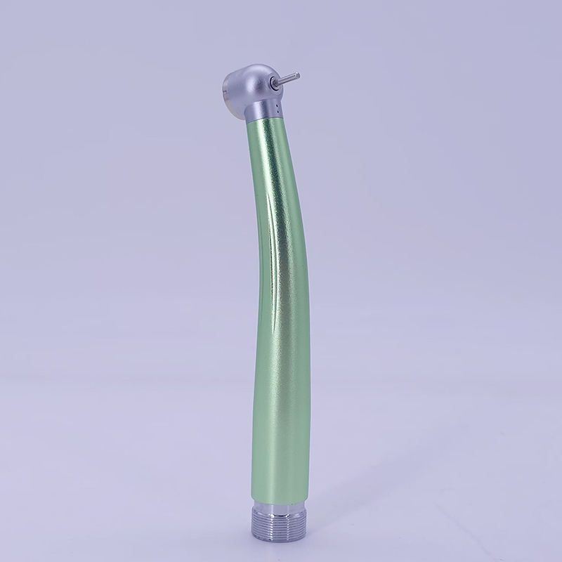 Single Water Spray High Speed Handpiece Aluminum Alloy Green Handle