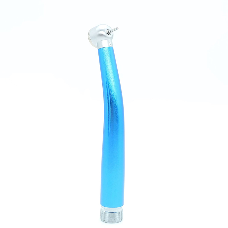 Single Water Spray High Speed Handpiece Aluminum Alloy Blue Handle