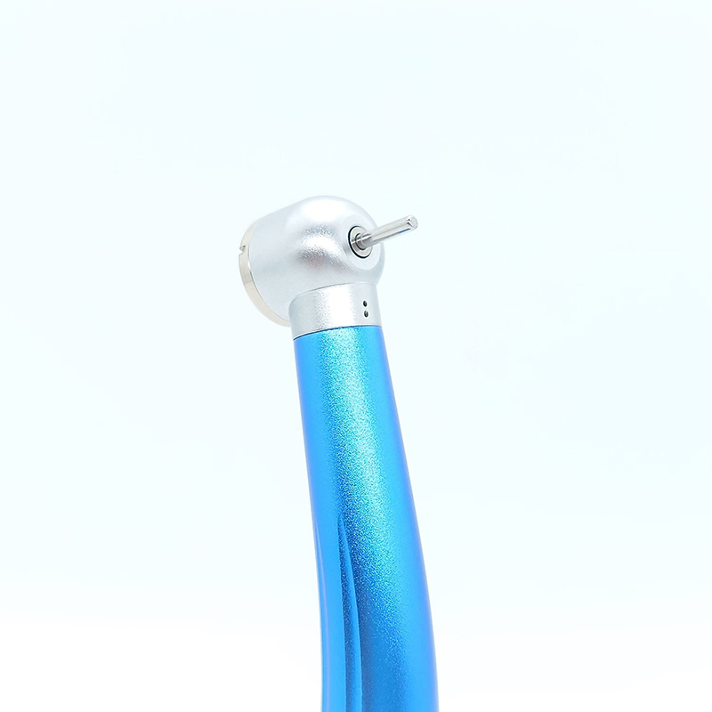 Single Water Spray High Speed Handpiece Aluminum Alloy Blue Handle - Image 2