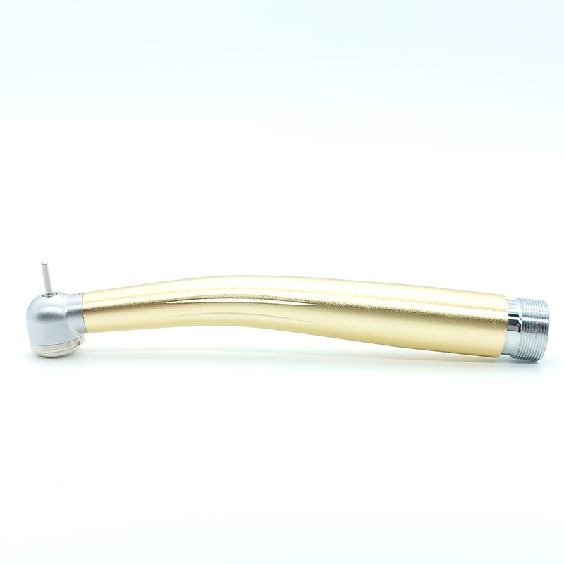 Single Water Spray High Speed Handpiece Aluminum Alloy Golden Handle - Image 3