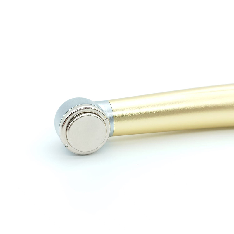 Single Water Spray High Speed Handpiece Aluminum Alloy Golden Handle - Image 4