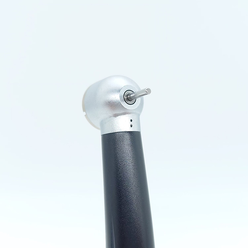 Single Water Spray High Speed Handpiece Aluminum Alloy Black Handle - Image 2