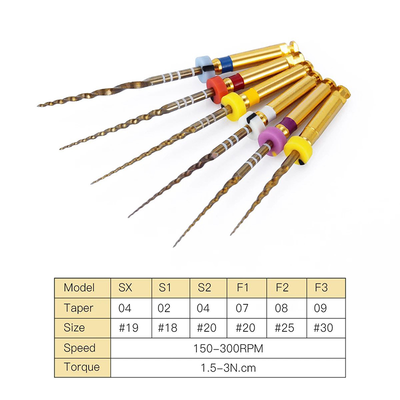 6 PCS/Box Dental Endomotor Files Set 21/25/31mm SX-F3 - Image 3