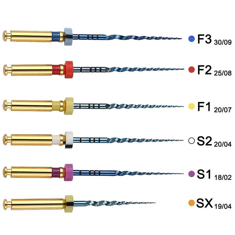 6 PCS/Box Dental Endomotor Files Set 21/25/31mm SX-F3 - Image 5