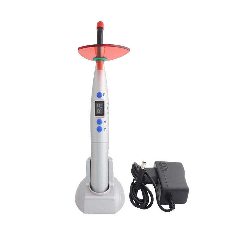 Dental 5W LED Wireless Curing Light Plastic Colorful Handle With Base - Image 6