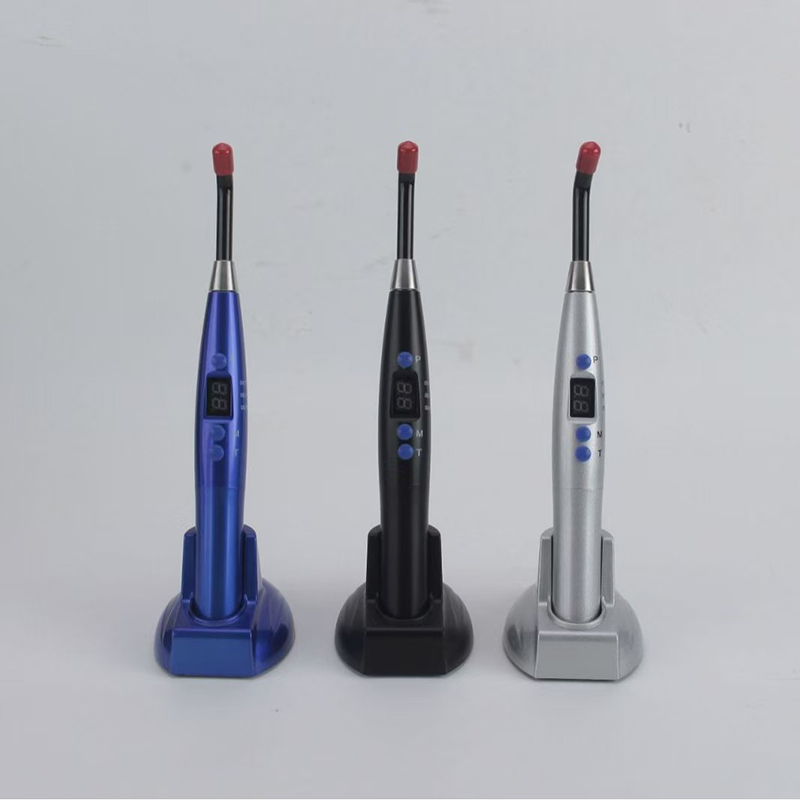 Dental 5W LED Wireless Curing Light Plastic Colorful Handle With Base - Image 9