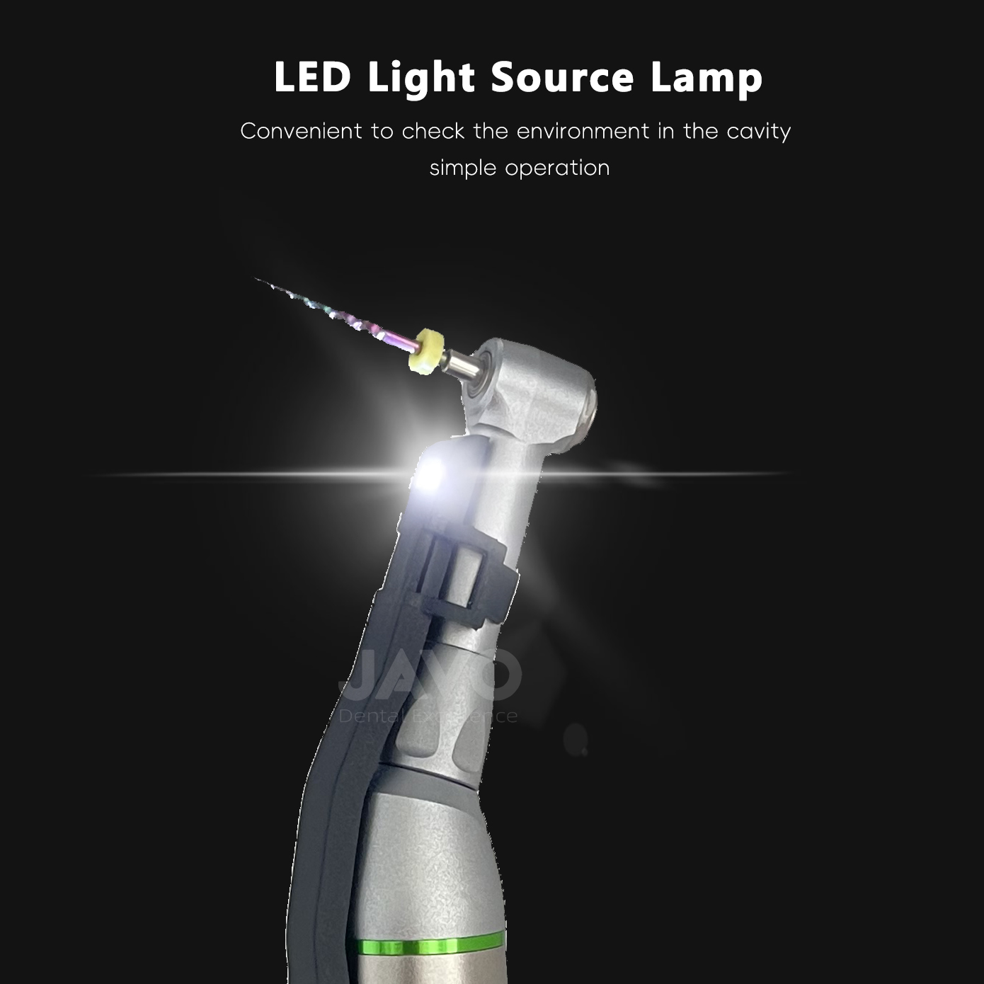 3 Color Wireless Dental EndoMotor with 16:1 Standard Contra Angle LED Light - Image 2