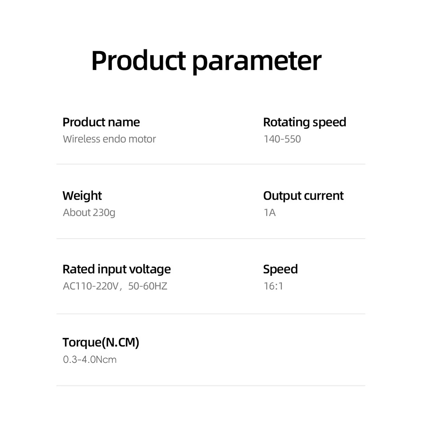3 Color Wireless Dental EndoMotor with 16:1 Standard Contra Angle LED Light - Image 6