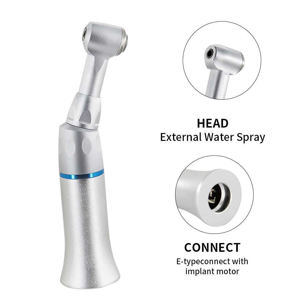 Dental External Low Speed Contra Angle Handpiece Push Button Type B - Image 2